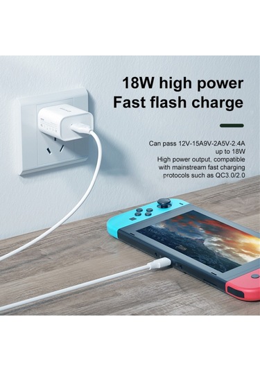 WK WP-U57 Maksimum 18 W QC 3.0 Hızlı Şarj USB Şarj Cihazı