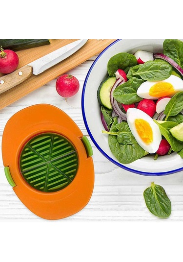 Wezone 4'lü Çok Fonksiyonlu Yumurta Dilimleyici Seti - Çilek, Mantar, Yumuşak Meyve Ve Sebzeleri Hızlı Ve Düzenli Dilimleyin Diğer