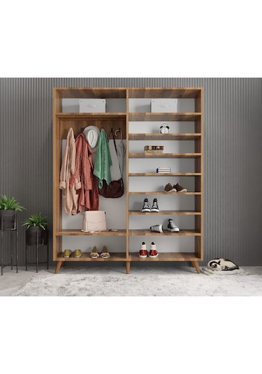 Açelya Portmanto Vestiyer Ayakkabılık C - Montaj Dahil M2 180 Cm