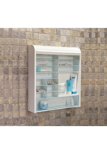 Primanova 092 Panjurlu Çok Amaçlı Kilitli Ecza ve Banyo Dolabı