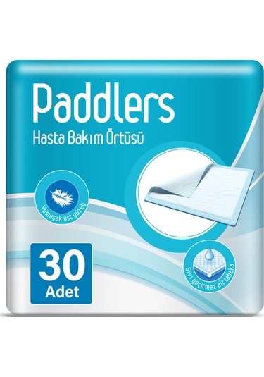 Paddlers Hasta Bakım Yatak Koruyucu Örtü 30'lu 60 x 90 CM