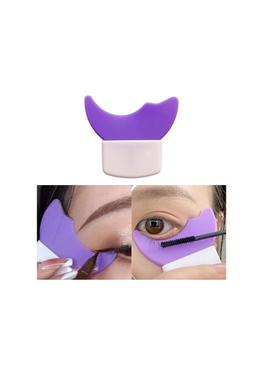 Suntek Çok İşlevli Eyeliner Şablonlar Silikon 5.7cmx5cm-mor
