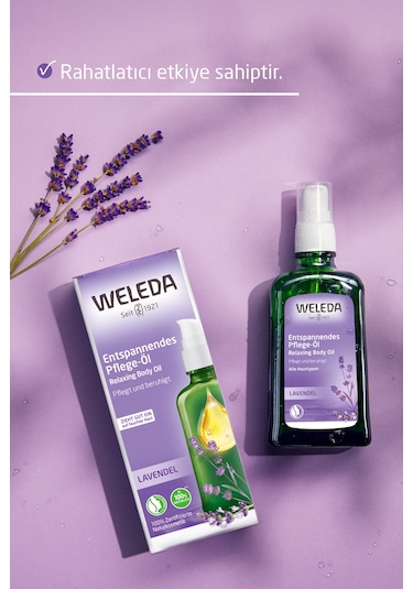 Weleda Organik Lavanta Özlü Vücut Bakım Yağı 100ml
