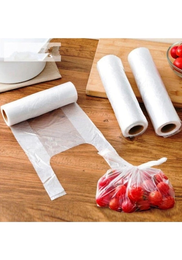 Rulo Poşet Hışır Market Manav Poşeti Orta Boy 4000 Adet