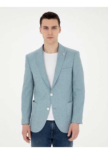 Pierre Cardin Erkek Açık Mavi Ceket 50285244-vr003