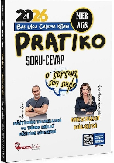 Hoca Kafası 2026 Meb-ags Eğitimin Temelleri Ve Türk Millî Eğitim Sistemi, Mevzuat Bilgisi Pratiko Soru Cevap Çalışma Kitabı - Ömer Ekici