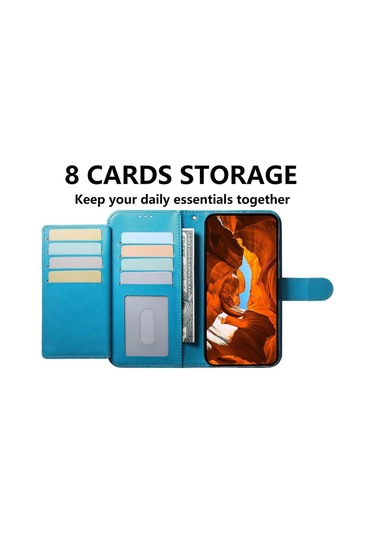 Honor 200 Akıllı 5g/x7c 4g Cüzdan Telefon Kılıfı 8 Kart Yuvası Standlı Pu Deri Folyo Kapaklı Çok Renkli