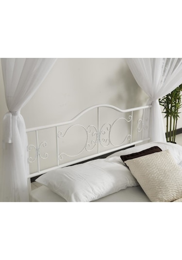 Mobilyabazari Petro Sultan Çift Kişilik Metal Ferforje Karyola 180*200 Cm