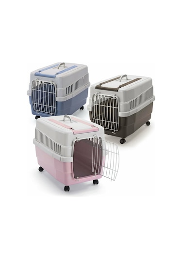 Imac Kim 60 Tekerlekli Kedi Taşıma Çantası 60 x 40 x 45 CM Çok Renkli