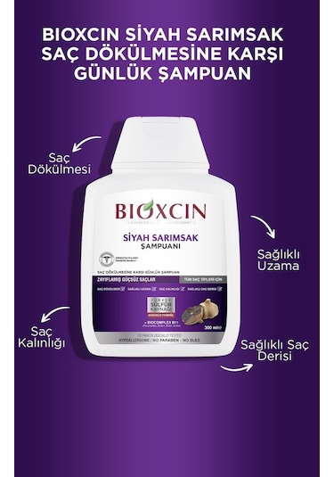 Bioxcin Siyah Sarımsak Şampuanı 300 ML