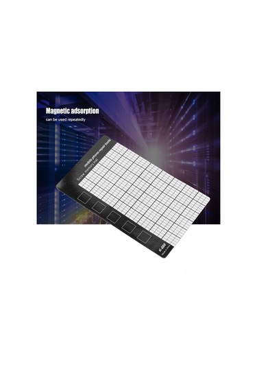 Folinda Ev Telefon Tamiri İçin Evrensel Manyetik Vida Tutucu, Izgara Desenli Parça Takip Matı, Kayıp Olmasını Engeller