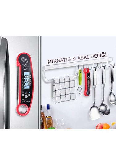 Inno 502 Katlanabilir Problu Mutfak Termometresi kalibre Ed