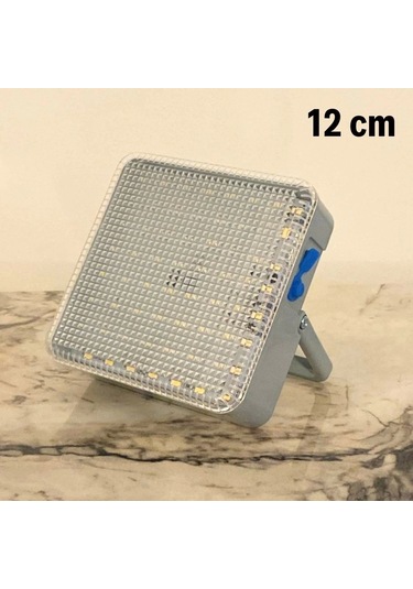 Dış Mekan Ve Kamp İçin Usb İle Şarj Olan 4 Farklı Işık Modlu Güçlü Projektör Lamba 100w 2400 Mah