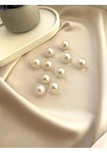 Siberiana 15 Mm İnci Görünümlü Plastik Düğmeler 333506972