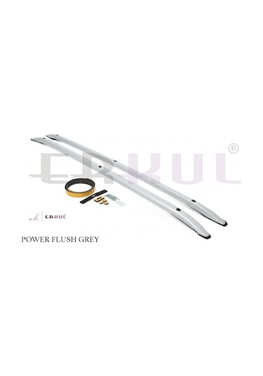 Erkul Fıat Doblo 2023 Üzeri Power Flush Tavan Çıtası Gri