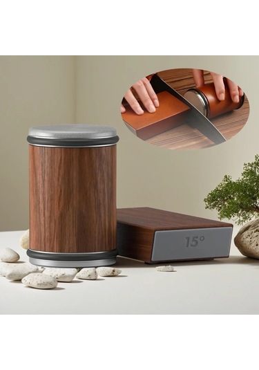 Liangmei Yeni Rolling Bıçak Bileyici Çift Taraflı Elmas Bileme