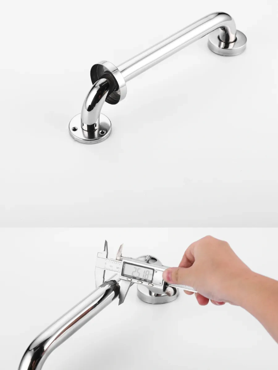 Denart Duş Başlığı İçin Duvara Monte Tutma Kolu, Yaşlılar Ve Engelliler İçin 90492365 Krom