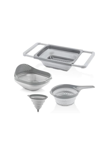 Golden Rod 4 Parça Katlanabilir Süzgeç Seti