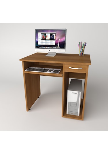 Modüler Dünyası - Bilgisayar Masası Çekmeceli N11.1494 Teak
