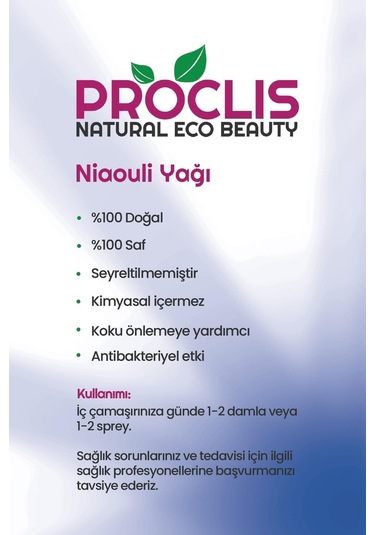 Nioli Uçucu Yağı %100 Doğal Seyreltilmemiş 3'lü Set Niaouli Essential Oil 3x10 Ml