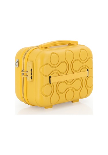 Mçs Polipropilen 3lü Valiz Seti Büyük & Kabin & Makyaj V376 S23sy1000053-set 00012 Sarı