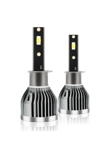 Q3 Tipi H1 Arayüzü Araba Led Farları - Ip68 Su Geçirmez 6000k Beyaz Işık 6000lm - 50.000 Saat Ömürlü 3 Dakikada Kurulum