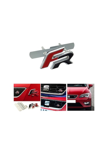 Seat Uyumlu FR Takımı Ön Panjur ve Arka Bağaj Arması