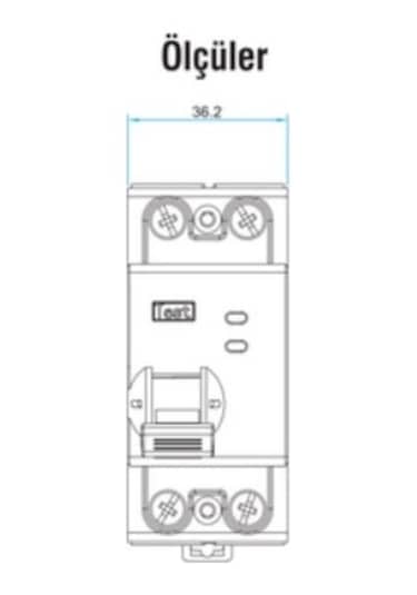Esem Nora 1x40a 30ma Kaçak Akım Rölesi