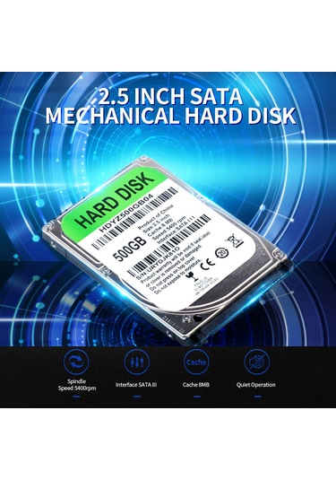 Leezsing 320gb 2.5 İnç Sata Iıı Mekanik Disk, 5400rpm Hızı, 8mb Önbellek - Hdyz320gb04