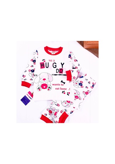 6-24 Ay Hungry Kız Çocuk Pijama Takımı Fuşya Fuşya