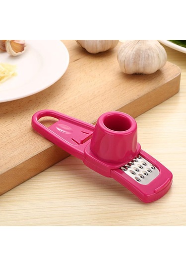 Kırmızı Renkli Yaratıcı Basit Eziyet Sarımsak Zencefil Cihazı Mutfak Aletleri Değirmen Mutfak Aksesuarları