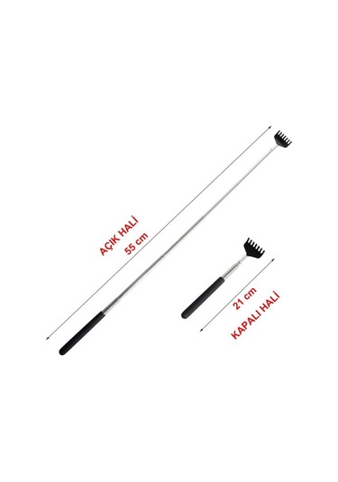 Neler Geldi Neler 2 Adet Teleskobik Sırt Kaşıyıcı Metal Kaşağı Kaşıma Aleti Uzayan Sırt Kaşıma Aparatı 4ltbrs Çok Renkli