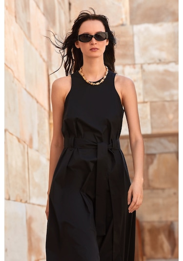 Lufian Casares Kadın Elbise Siyah Siyah 121290004100100 Siyah