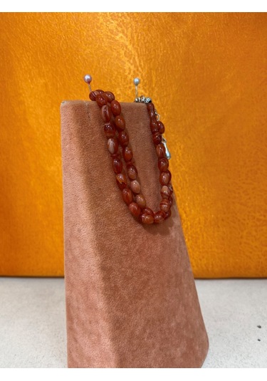 Firuze Gümüş Ateş Kehribar Tespih F16001865