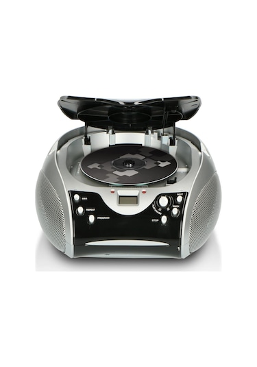 LENCO SCD-24 SİYAH/GÜMÜŞ - CD ÇALARLI TAŞINABİLİR STEREO FM RADYO