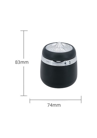 Premium Işıklı Küllük Silver / Icku54