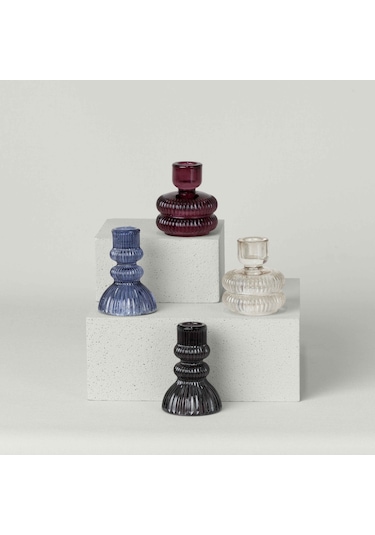 Linens Agile Şamdan 7x10 Cm Füme Füme