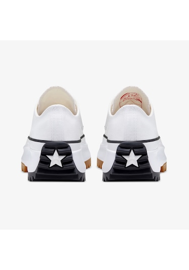 Converse Run Star Hike Platform Unisex Beyaz Sneaker Düz 168817c Beyaz
