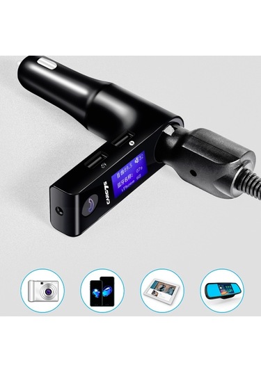 Lcd Ekranlı G7s Araba Eller Serbest Bluetooth Mp3 Çalar Fm Verici