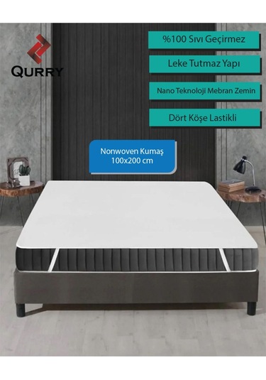 100x200 Cm Tek Kişilik Alez, Lastikli Tek Kişilik Alez , Bebek Alezi, Yatak Koruyucu