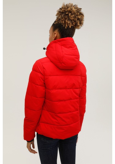 Lumberjack W-sn31 Apreskı Coat 2pr Kırmızı Kadın Kısa Kaban 000000000101165594 Kırmızı