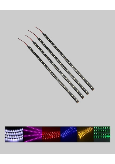 10 Çubuklu Dekor Led Çok Renkli