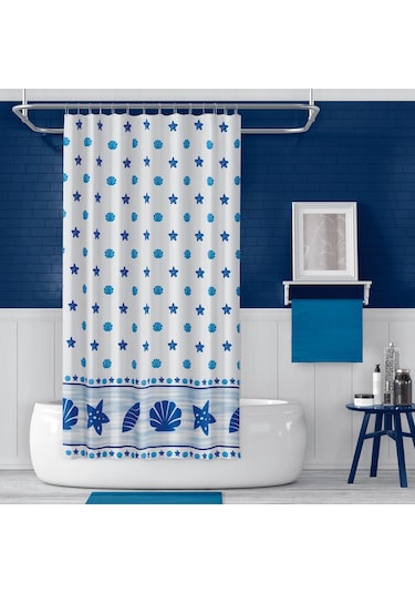 Zethome Evdy Banyo Duş Perdesi 4910 Tek Kanat 1X110x200 Çok Renkli