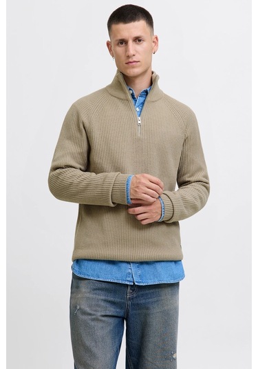 Jack & Jones Erkek Kazak 12278919 Bej Bej