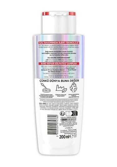 L'Oreal Paris Elseve Bond Repair Şampuan 200 ML
