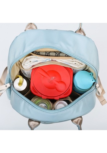 Novahub Ve Taşınabilir Sırt Moda Kullanışlı Kapasiteli Dinosaurs Çıkışı, Çantası-742 Çantası, Çantası, Büyük Bebek Bebek Anne Anne Altın Ws Altın