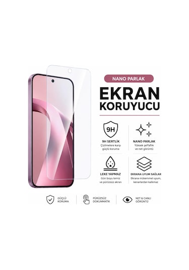 Xiaomi 17t Ekran Koruyucu 9h Nano Parlak 6.59 İnç