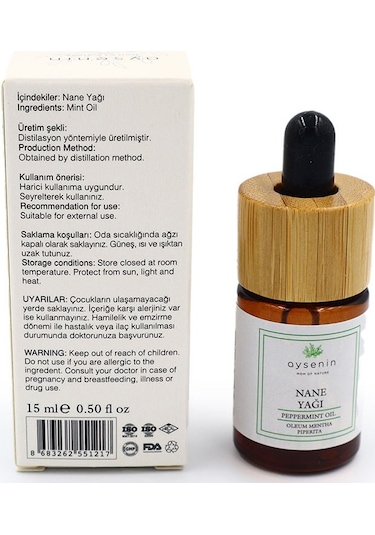 Aysenin Nane Yağı / Mint Oil 15 ML