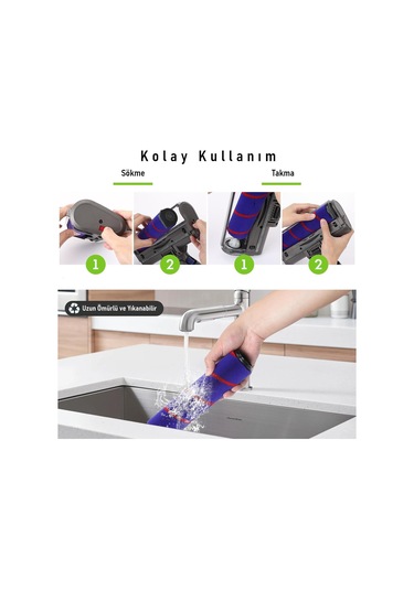 Valkyrie Led Işıklı Yumuşak Rulo Süpürge Başlığı V7/v8/v10/v11/v15 Uyumlu