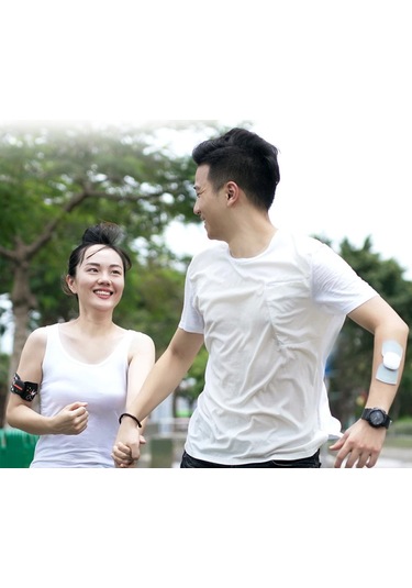 Leezsing Leravan Magic Sticker Cool Version Vücut Rahatlatıcı Masaj Makinesi Taşınabilir Elektrikli Masaj Aleti-631 Çok Renkli